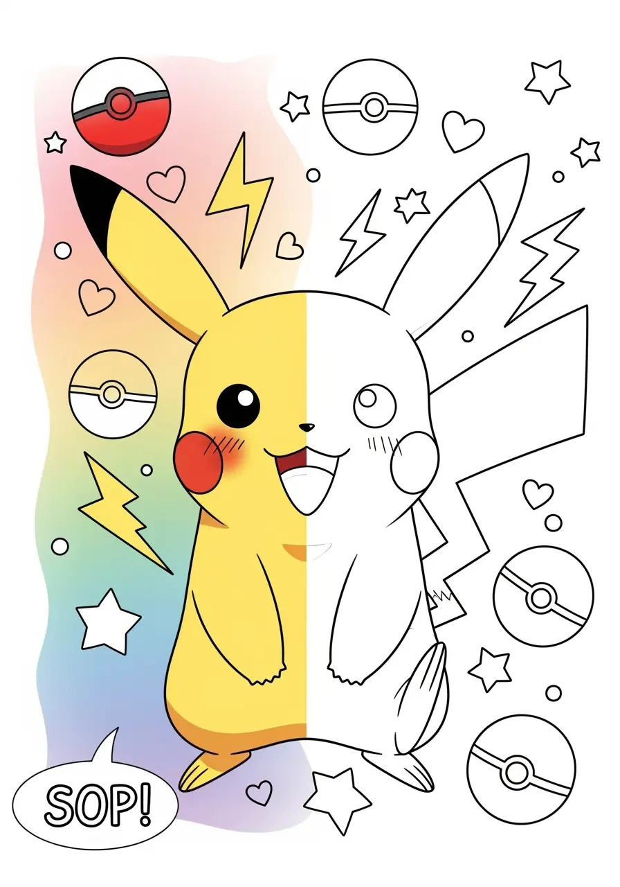 Cute Pokemon Coloring Pages