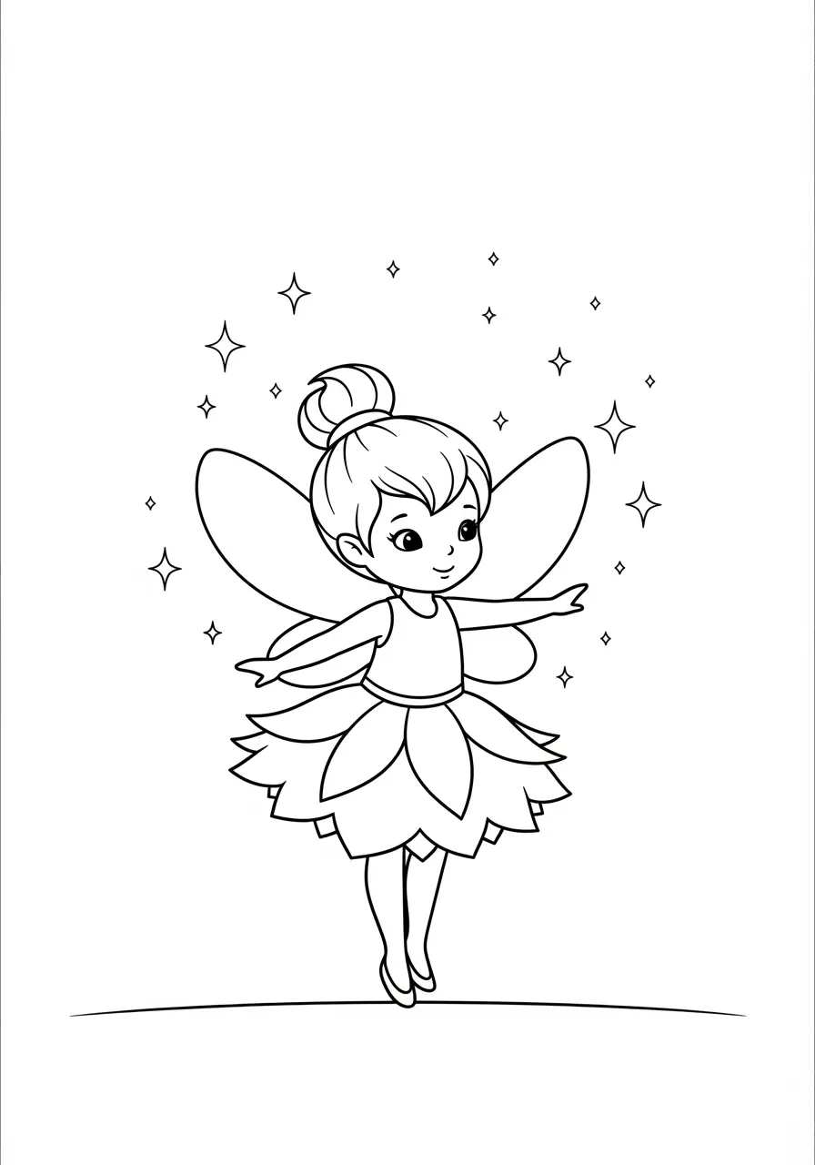 Fairy Pokemon Coloring Page Dancing