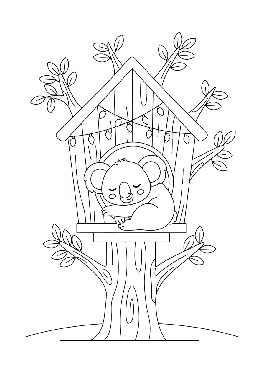Sweet Hard Koala Treehouse Page
